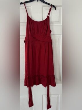 ePretty Spaghetti-Strap Dress with Ruffle Hem XL
